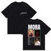 Rapper Mora Lo Mismo De La Otra Vez Tour 2025 Merch T Shirts Unisex Women Harajuku Vintage Oversized Cozy Cotton TShirt Streetwear