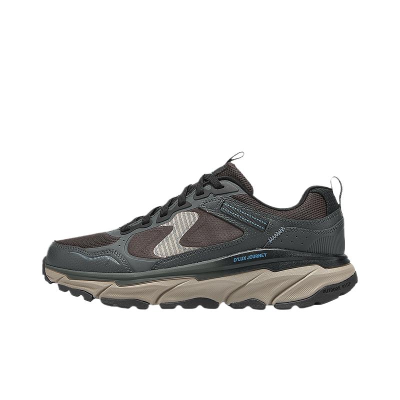 Skechers Уличные Удобные Универсальные Модные Простые Низкие Туристические Ботинки Мужская обувь Коричневый 237415-BRMT 39.5