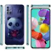 Clear Phone Case For Samsung Galaxy A51 5G A71 A21s A31 A12 A52 A41 A91 A11 A32 A72 Shockproof Soft Cover Super Cute Panda Funda