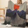 Lightweight Flannel Throw Blanket, Nature Scenic Series, Soft Warm Cozy, Perfect for Home, Outdoor Picnics, Halloween & Christmas