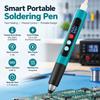 DC 9-20V Digital Display Soldering Iron with Adjustable Temperature Type-C Interface Portable Welding Pen for Electronics Repair