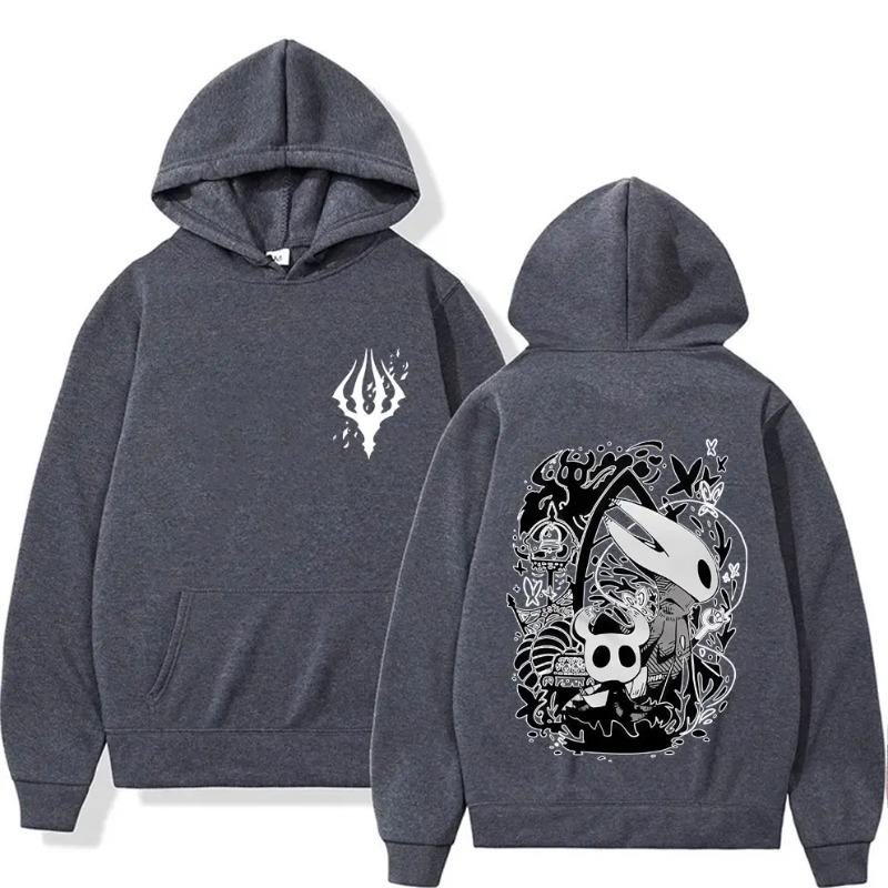 Game Hollow Knight Graphic Hoodie Men Women Clothing Casual Oversized Streetwear Male Vintage Fleece Hoodies Fans Gift Hoodies