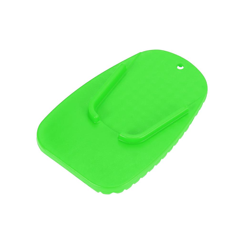 Motoforti Motorcycle Kickstand Pad Support Plate Pad Parking Stand Side Stand Extension Pad Green
