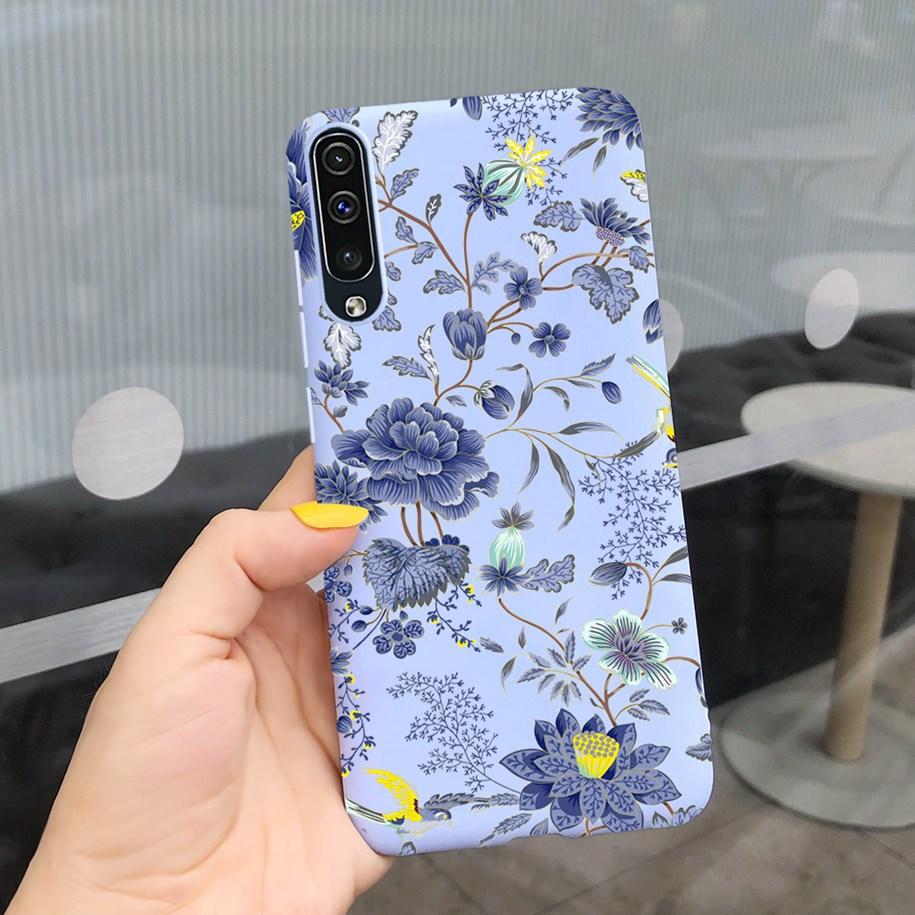 For Samsung Galaxy A70 Case Soft Rubber Tpu Phone Case Purple Lavender Cover For Samsung A70 2019 Case A 70 Back Cover A70s Case