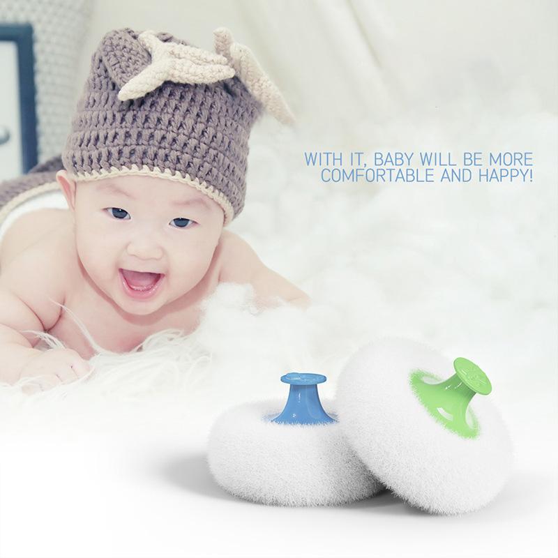 Labutěnka s pudrem a krabičkou na dětské měkké tělo a obličej, kosmetické labutěnky s pudrem a houbičkami na pudr, krabička na balení