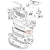 31449343/31449344 Adatto per Volvo XC40 2018-2022 Cornice Faro Antinebbia Paraurti Anteriore/Copertura Faro Antinebbia