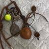 Backpack Decor Tennis Keychain Leather Korean Charm Rope Keyring  Jewelry Gift