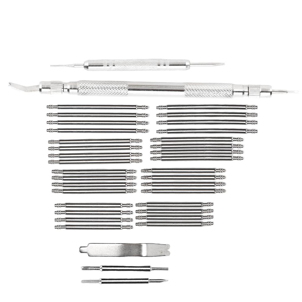 37 Pcs Watch Strap Link Pins Remover Tools Watch Repair Tool Kit with Spring Bar Tool for Band Adjustment Replacement