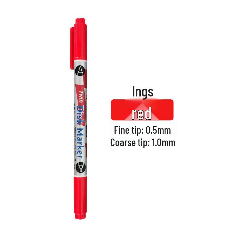 Yingshi Double-Ended Quick-Dry Oil-Based Waterproof PCB Marker CD-321T красный