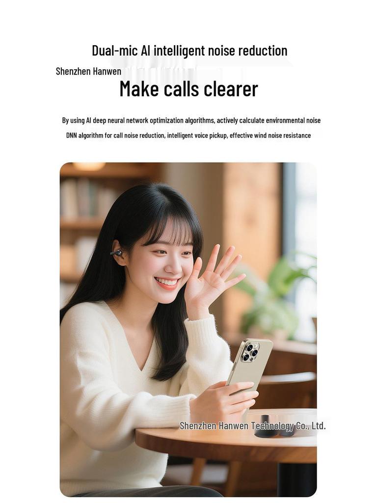 Bluetooth Ear Clip Earphones M09: Pain-Free, Long-Wear with Super Long Battery Life for 2025