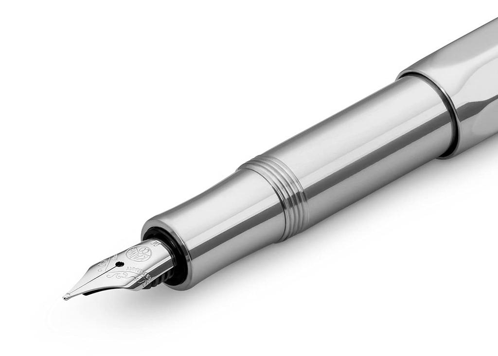 Kaweco Al Sport Aluminum Fountain Medium Officially Imported Pen, Nib, ALFP-RW,