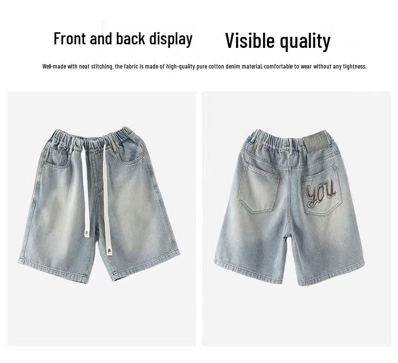2026 Jungen Sommer-Denim-Shorts - Stylisch und leicht für Kinder