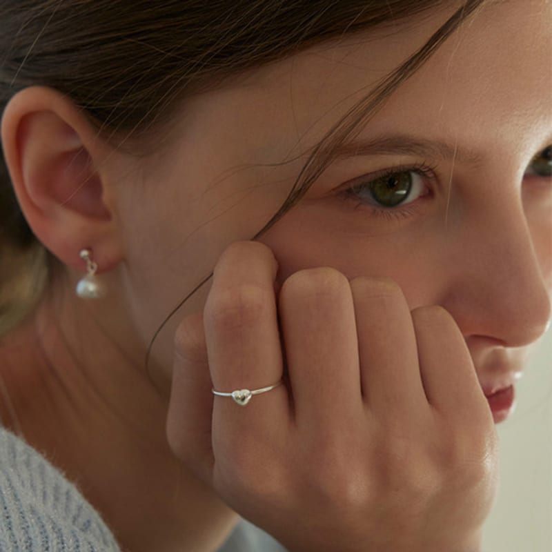 Murmur [925silver]Petit Heart Ring