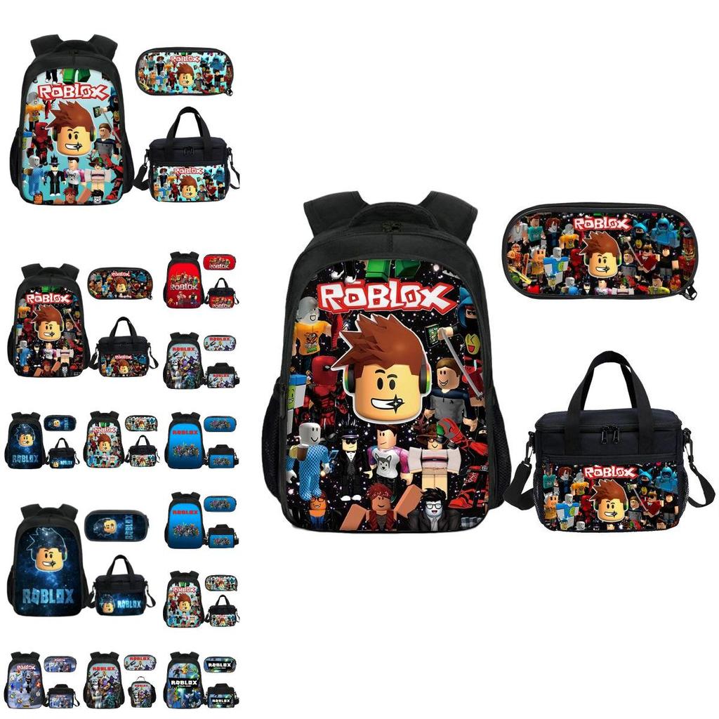 Roblox Backpack Set 3 Pieces For Travel Sports And More
