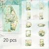 20 Pcs/pack Chinese Style PET Bronzing Sticker Package Chinese Style Ancient Paste Diy Decorative Scrapbooking Stickers