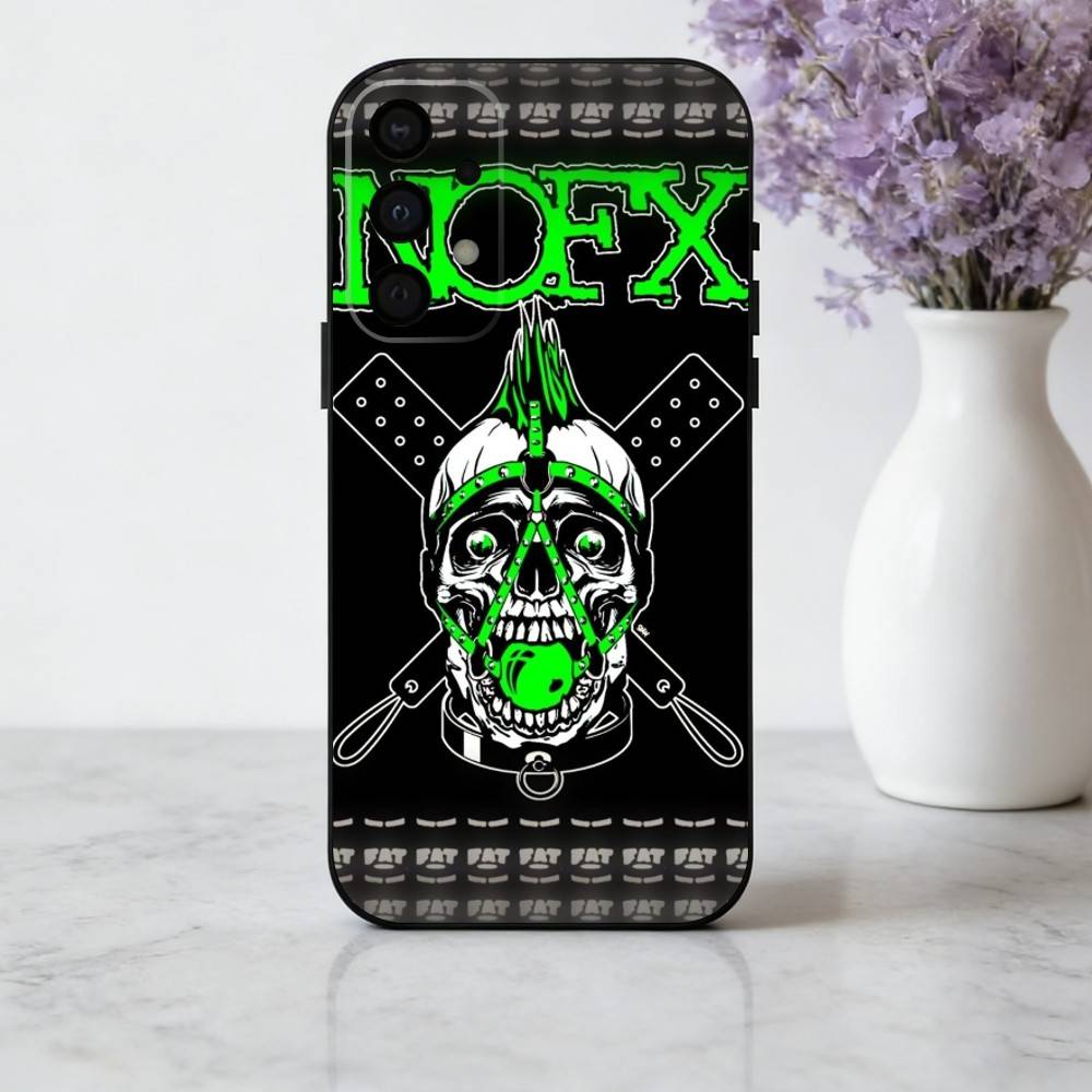 Punk N-Nofx-X Band Phone Case For Samsung Galaxy A73,A72,A71,A70,A53,A52,A51,Others Soft Black Cover