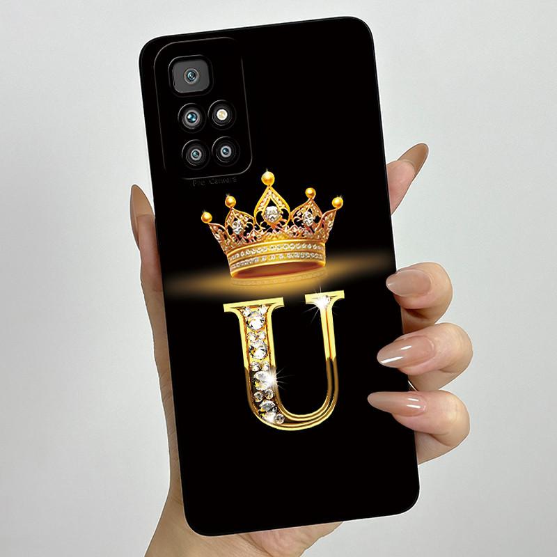 For Xiaomi Redmi 10 Case Redmi10 Luxury Letters Liquid Soft Silicone Back Cover For Xiaomi Redmi10 2022 Case Coque Fundas Shell