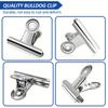 6pcs Food Bag Sealing Clips, Reusable Heavy Duty Stainless Steel Clips, Multipurpose Air Tight Seal Clip, Home Accessories