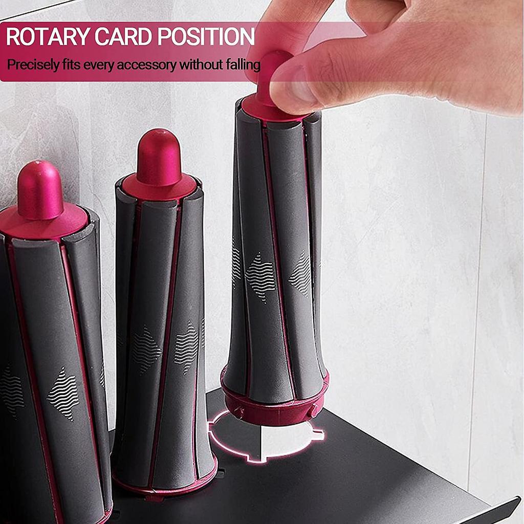 Väggmonterad hållare för Dyson Airwrap Styler, för Dyson Supersonic-hårtork, 2 i 1 väggmonterad förvaringsställ för badrum i sovrummet