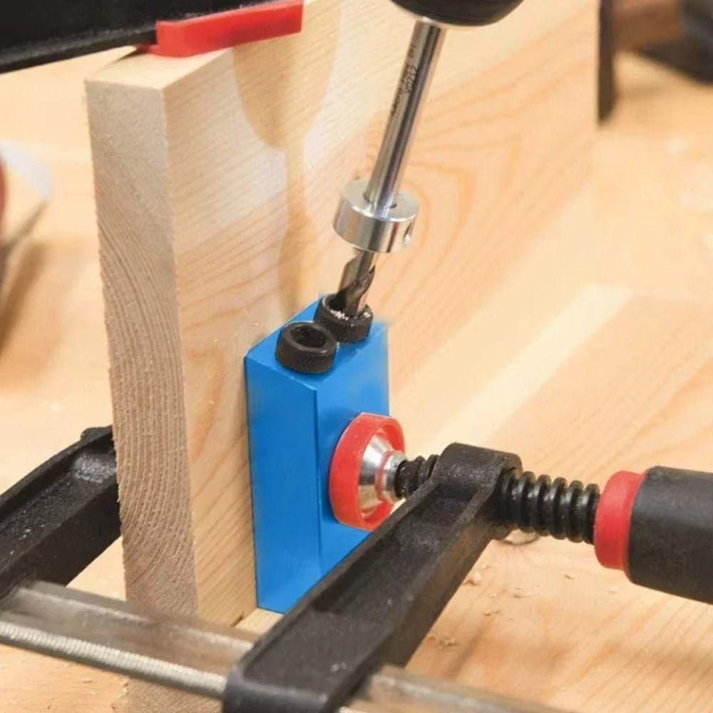 Aluminum Zinc Zinc Alloy Oblique Hole Locator Precision Angle Drill Guide  Woodworking Projects