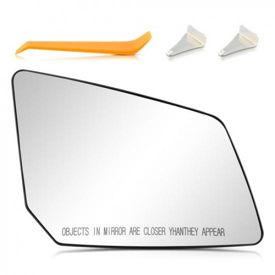 Right Passenger Mirror Glass Heated for Chevy Traverse GMC Acadia Saturn Outlook