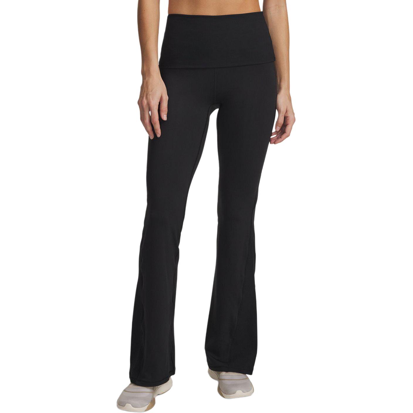Under Armour Meridian Soft Series High-Waisted Training Elastic Flared Pants Yoga Long Pants Women bottoms 6013245-001 XS