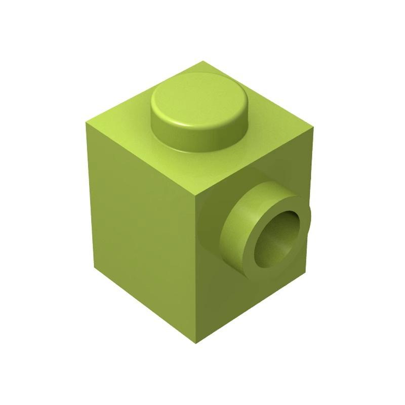 10 KUSŮ 87087 1x1 s čepem na straně Stavební kostky MOC Kompatibilní s Brick Dětské hračky Dárková krabička