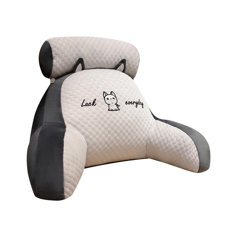 Ice Bean Headboard Cushion: Soft Pillow for Bed, Sofa, or Lumbar Support