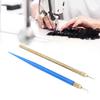 2pcs Ventilating Needles Holder for Lace Wig Making Brass Holder Crochet Hook Professional Hair Vent