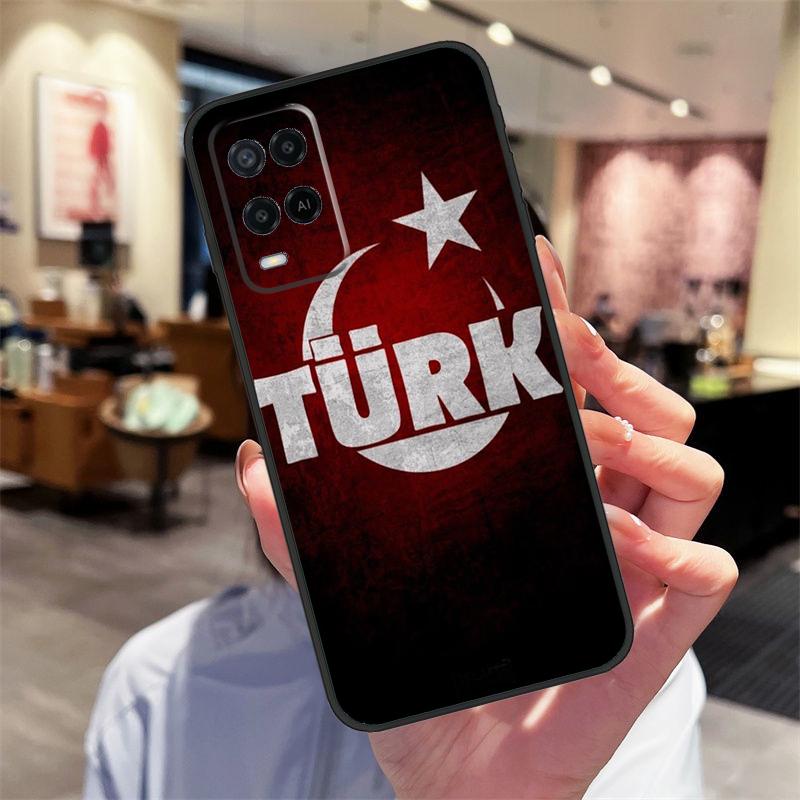 

Turkey Flag Case For Oppo A94 A74 A54 A18 A38 A58 A78 A98 A40 A60 A80 A16 A76 A96 A15 A17 A77 A57S Cover OPPO A57s