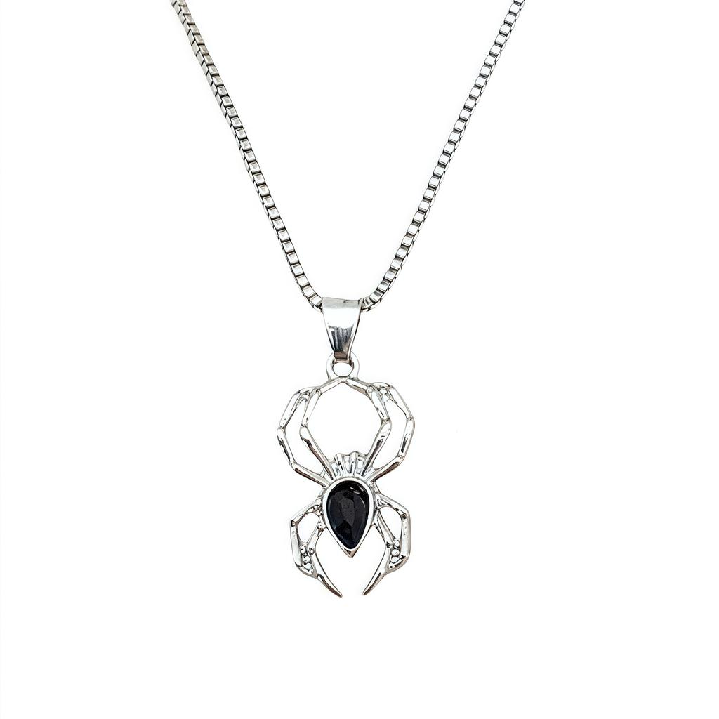 Necklace Retro Spider Halloween Dark Style Trendy Clavicle Chain Pendant