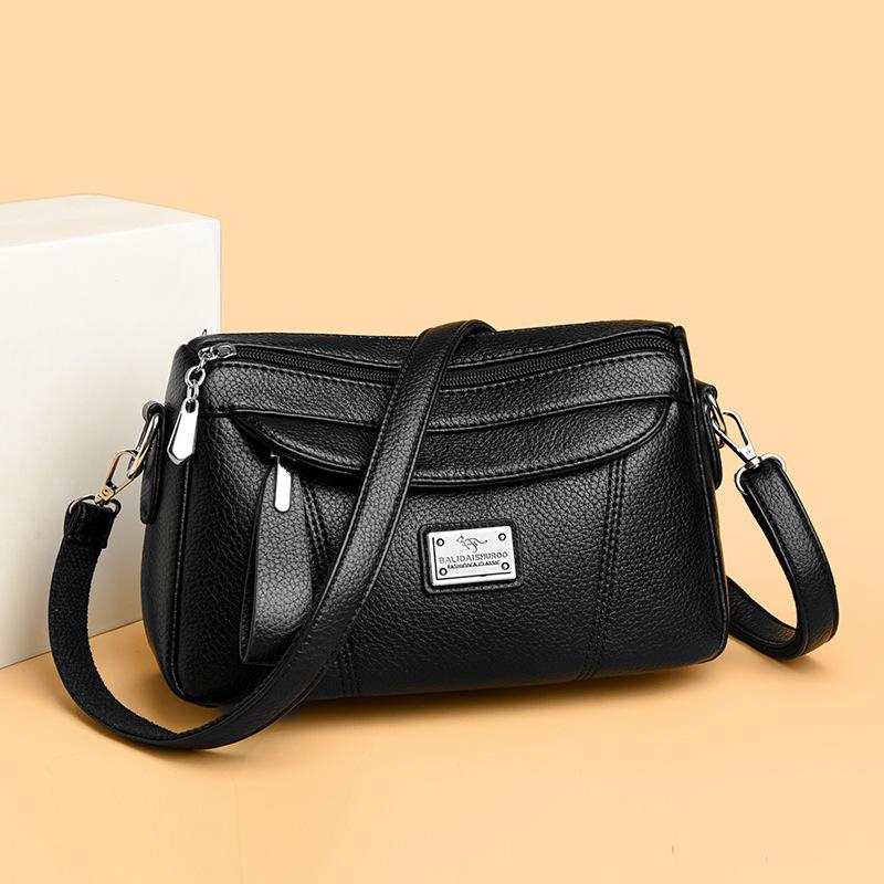Women's Bag New Fashion Simple Retro Mother Bag Large Capacity Shoulder Messenger Bag Women