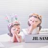 Cute Fairy Pen Holder Ins Storage Desktop Organizing Storage Cartridge Flower Fairy Pen Holder Gift for Children