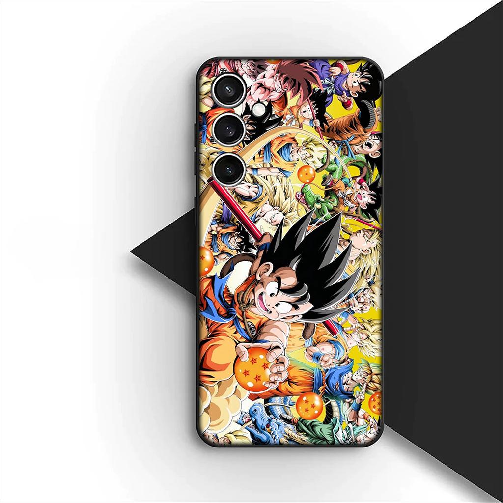 for Samsung Galaxy S10 S8 S9 Plus A33 A34 A31 70 A71 A72 Note 20 9 8 S10E Phone Case Beerus Dragons Gokus Balls DragonBalls Z