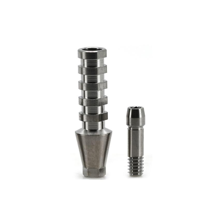 5pcs Osstem TS GS Titanium Temporary Abutment Implant Hiossen ET Cement Retained Temporary Abutment Dental Abutment