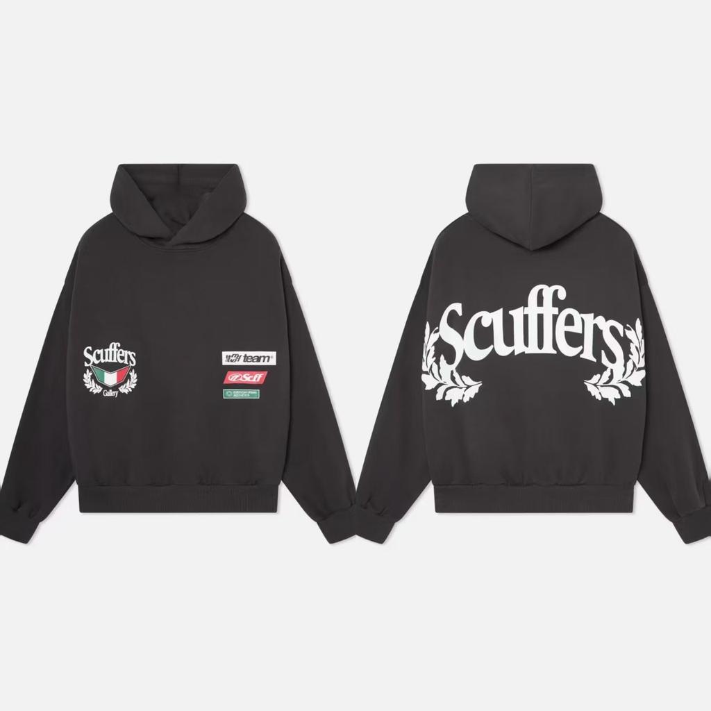 VibeStreet American Retro Casual Loose Trendy Brand Letter Hoodies Jackets Harajuku Aesthetics Punk Simple Versatile Classics Hoodies