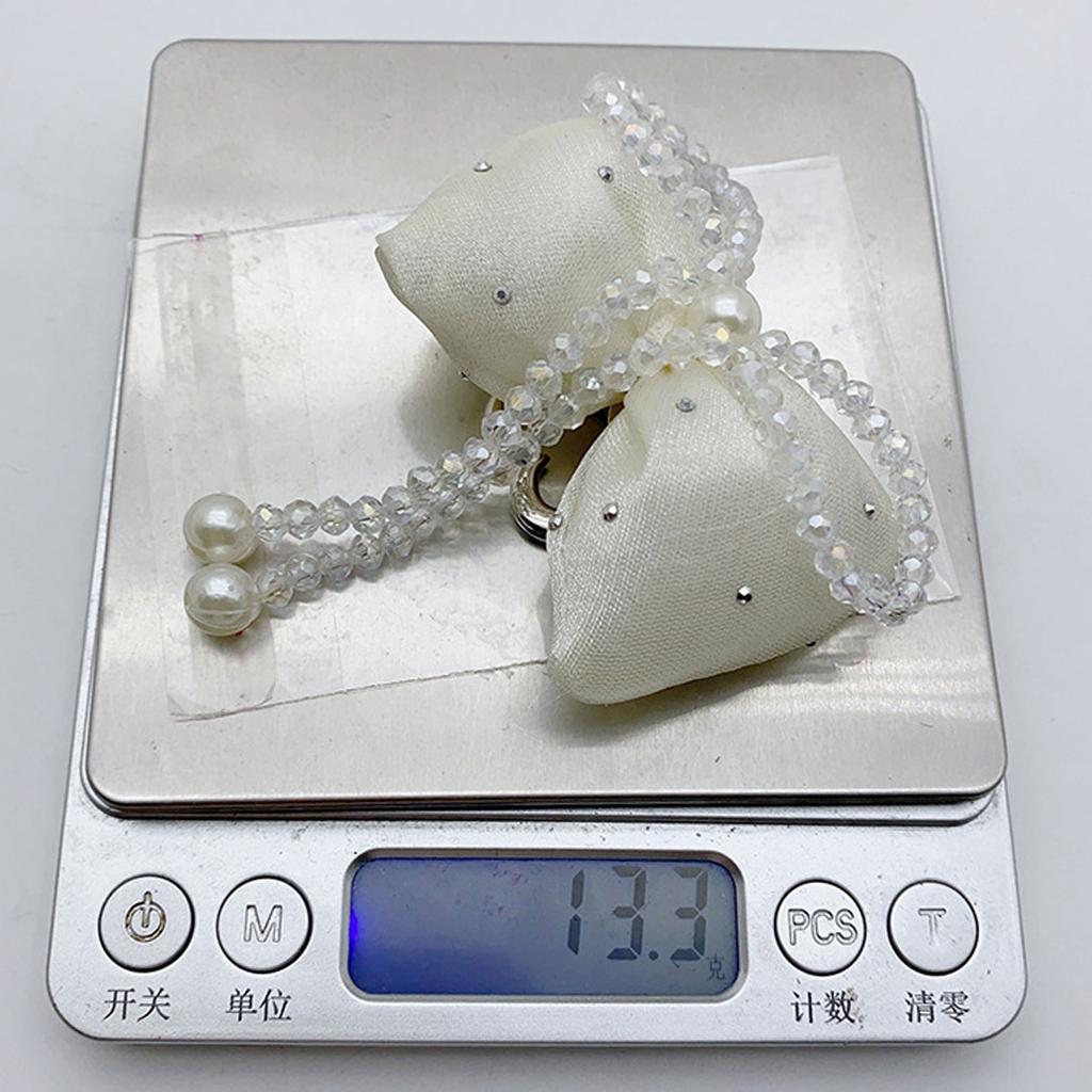 Křišťálové korálky Řetízek na mobilní telefon Barevný přívěsek s mašlí Přívěsek na klíče Vícebarevná dekorace školní taška ve tvaru motýla