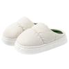Chinelos de algodão impermeáveis femininos inverno 2025 novo lar interior antiderrapante quente sola grossa uso externo cabeça de saco arrasto de algodão inverno masculino
