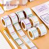 Elementary School Name Label Stickers - Self-Adhesive & Handwritten