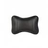 Car Neck Pillow PU Leather Ergonomic Headrest Support Cushion Filled Fiber Comfort Relief Universal Fit Cervical Anti Slip