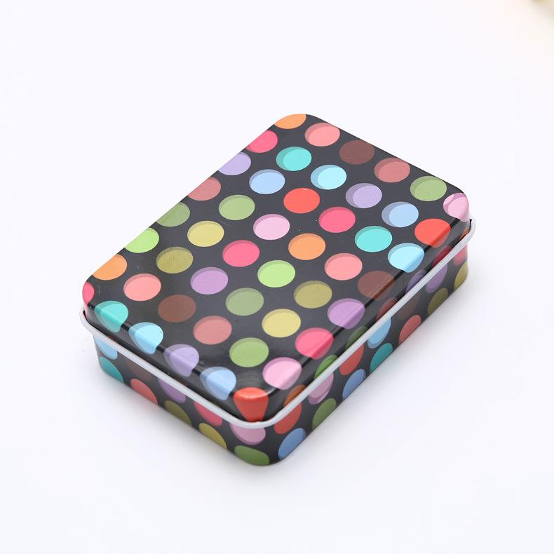 Creative Cartoon Mini Card and Hairpin Storage Tin Box