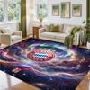 Bayern Munich Design Crystal Velvet Rug Soft Decorative Mat for Bedroom Entrance