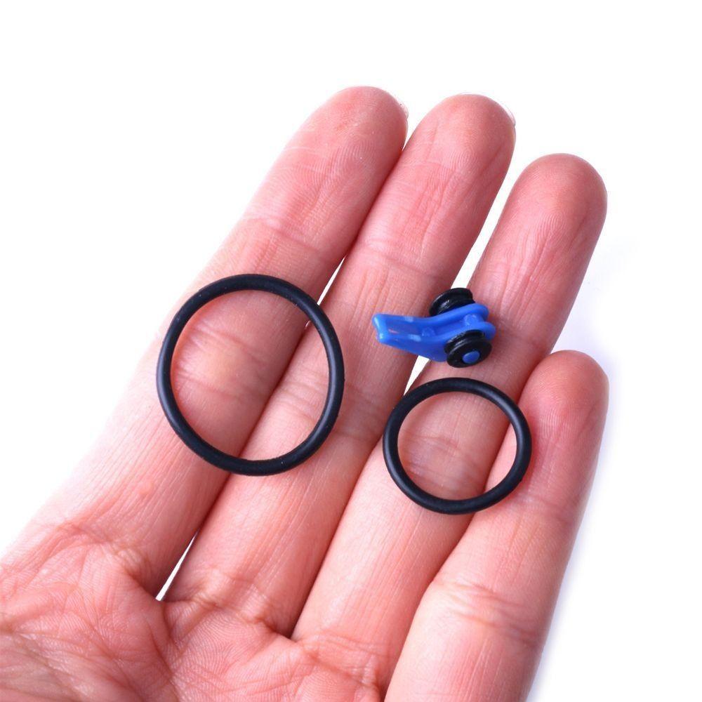 10pcs No Curling Fishing Bait Holder with Rubber Rings Fishing Rod Fixed  Fishing Rod Pole