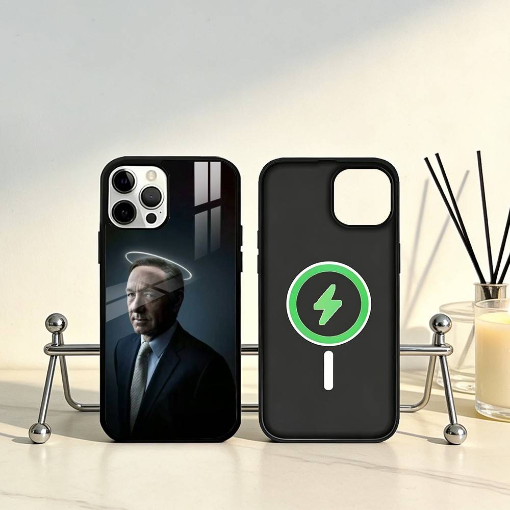 

H-House Of C-Card-s Phone Case For iPhone17,16,15,14,13,12,11 Plus,Pro Max Magnetic For Magsafe Wireless Charging iPhone14PRO