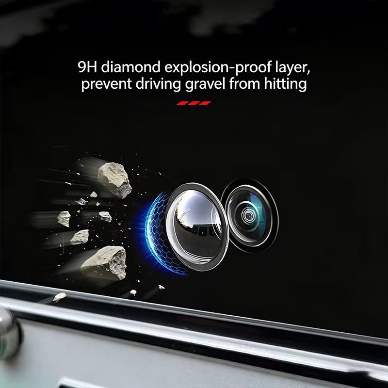 Car Camera Lens Protector Universal Design 2 or 10 PCS Set for Rear View Camera Waterproof Anti Scratch Feature