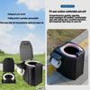 Portable folding toilet
