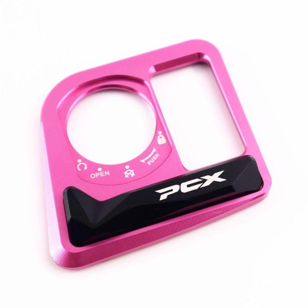 Aluminum Zinc Zinc Alloy Ignition Switch Cover Electric Door Lock Button Cover  for Honda PCX125 PCX160
