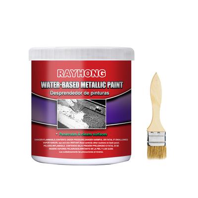 Self Etching Primer Metal Rust Remover Water-based Metallic Paint for Rusty Iron Gates, Railings, Steel Bars, Machinery