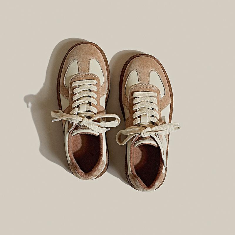 Boty Dámské Jarní Novinka Silná podrážka Barevně ladící Studentské Univerzální Běžné Sportovní Boty Trend