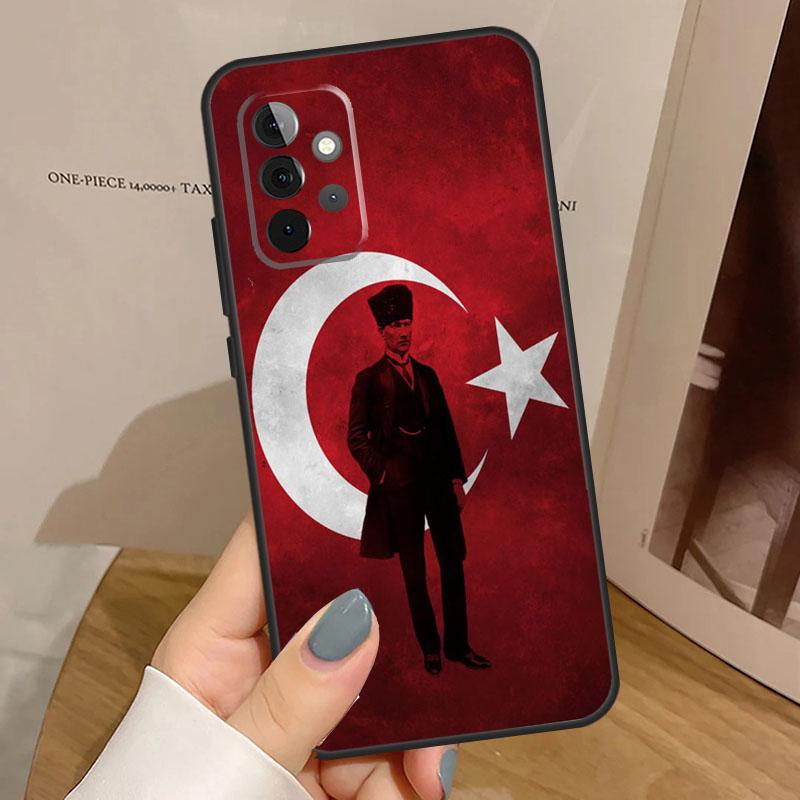

Turkei Turkey Ataturk Flag Case For Samsung Galaxy A33 A53 A13 A54 A34 A14 A56 A36 A16 A06 A12 A32 A52 A35 A17 A15 A55 Samsung A53 5G
